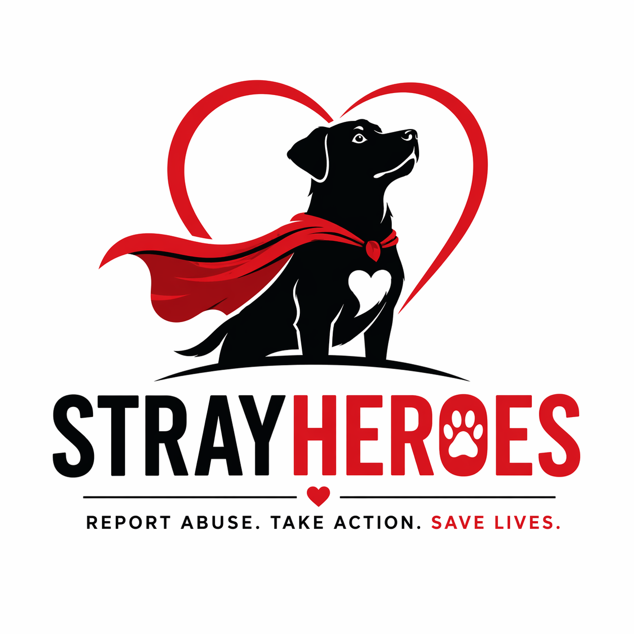 A rescued animal in need of help